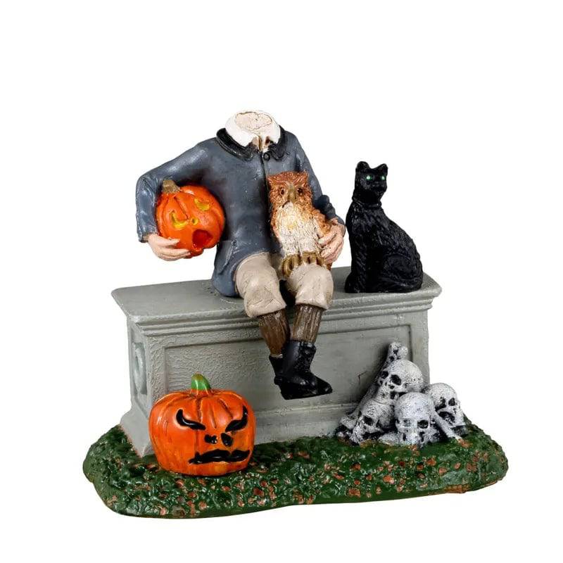 Lost His Head Lemax Spooky Town Figurine