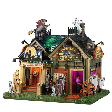 Samantha's Supernatural Lemax Spooky Town Illuminated Building Lemax Spooky Town