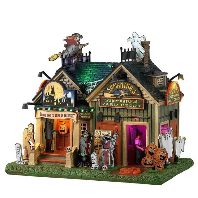 Samantha's Supernatural Lemax Spooky Town Illuminated Building Lemax Spooky Town