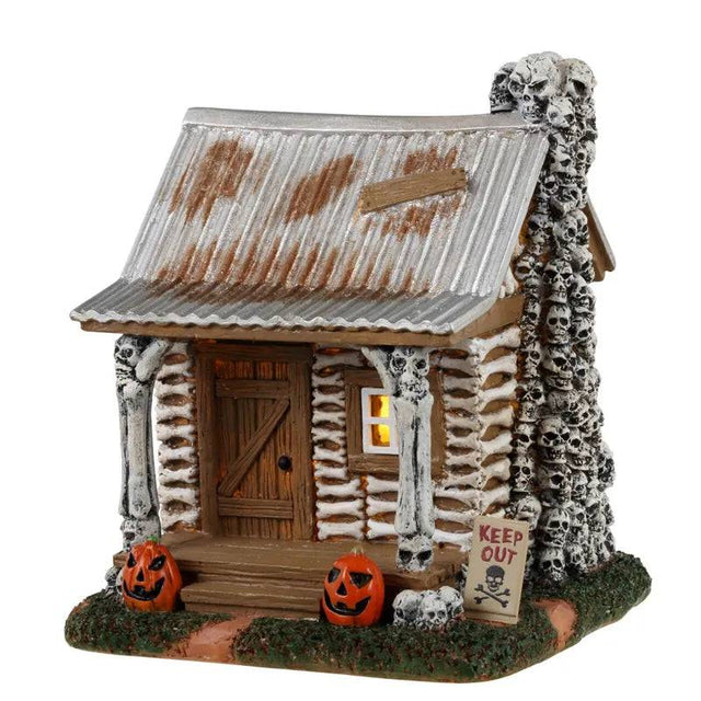 Skeleton Cottage Lemax Spooky Town Table Accent Lemax