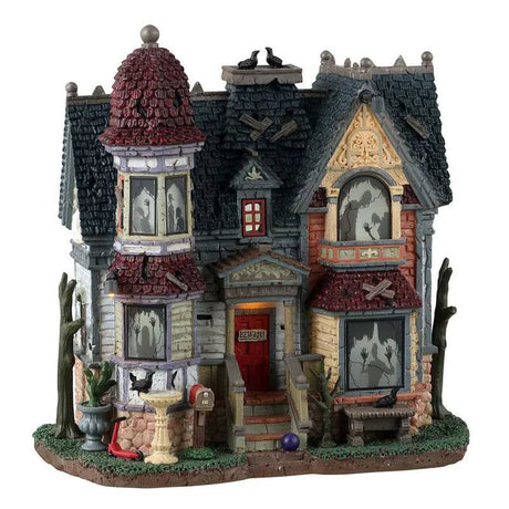 The House Of Shadows Lemax Spooky Town Illuminated Building Lemax Spooky Town