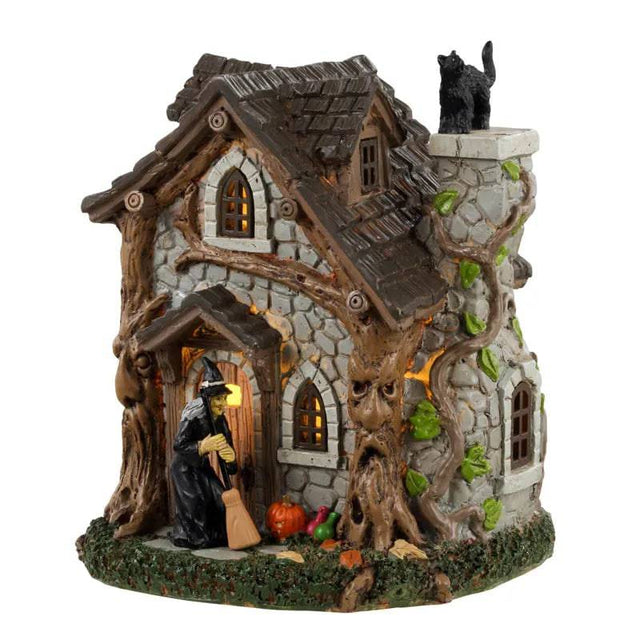 Wanda's Cottage Lemax Spooky Town Lighted Building Lemax