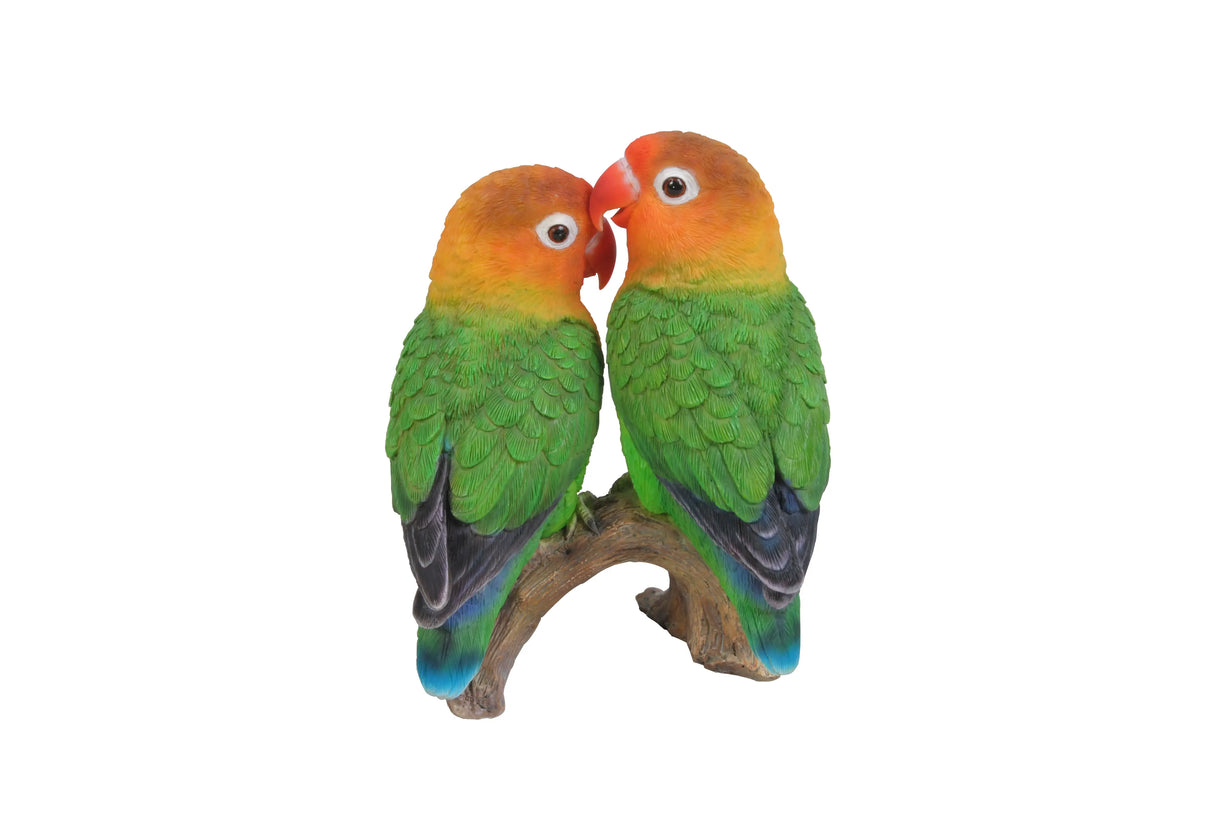 Love Birds Pair Real Life Ornament by Vivid Arts Vivid Arts