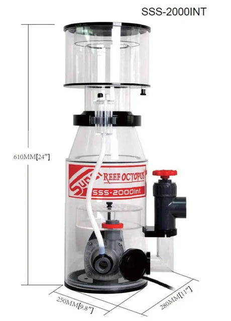 Reef Octopus S-2000 Space Saving Internal Sump Protein Skimmer Reef Octo