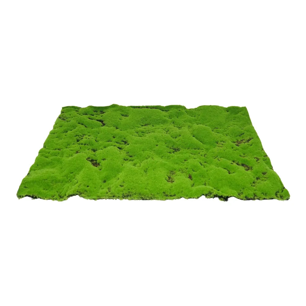 My Village Artificial Moss Mat Green Medium 70 x 50cm My Village