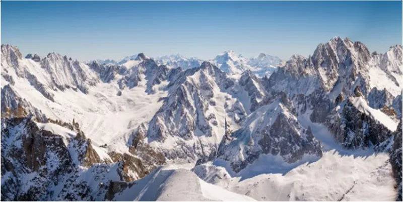 Background Cloth Mountain Peaks 150x75CM by My Village