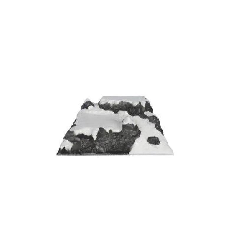 My Village Mini Ski Run Christmas Village Base – Compact 3D Alpine Slope Landscape (39 cm × 38 cm) My Village
