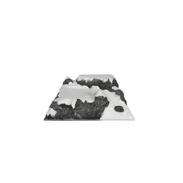 My Village Mini Ski Run Christmas Village Base – Compact 3D Alpine Slope Landscape (39 cm × 38 cm) My Village