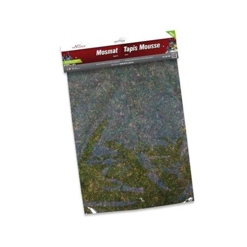 Moss Mat Green 70x50cm My Village Decorative Mat