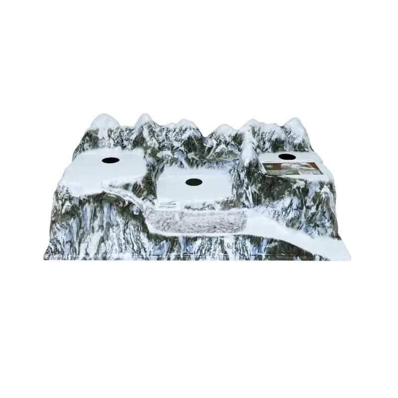 My Village Dolomites Christmas Village Base – 3D Mountain Display Landscape with Tunnel (78 cm × 38 cm × 29 cm) – MY35 My Village
