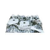 My Village Dolomites Christmas Village Base – 3D Mountain Display Landscape with Tunnel (78 cm × 38 cm × 29 cm) – MY35 My Village