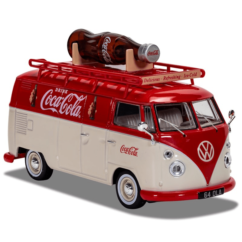 My Village Coca-Cola Volkswagen Campervan Cola Bottle 1:43 My Village
