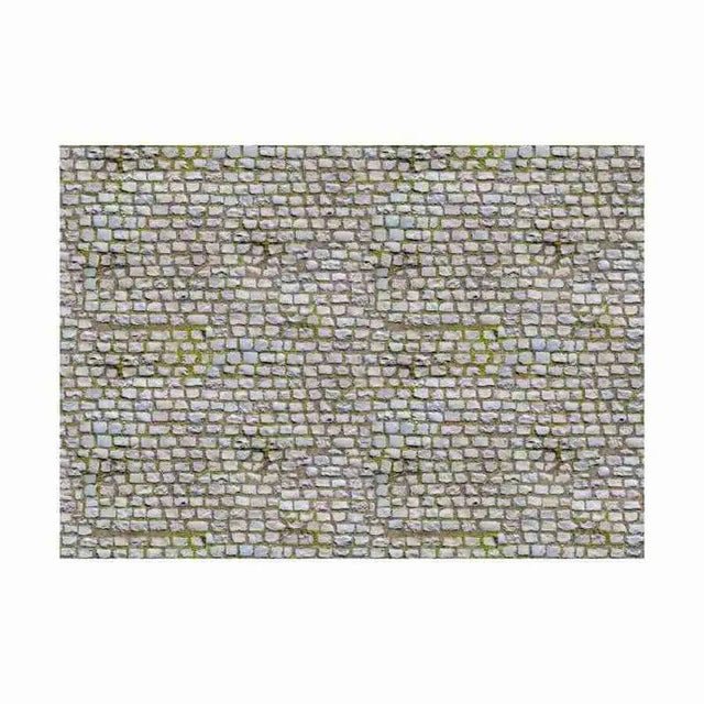 My Village Cobblestone Effect Sheet (21 × 29 cm) – Decorative Cobblestone Pattern Scenery Sheet for Christmas Village Streets & Pathways | MYD70 My Village