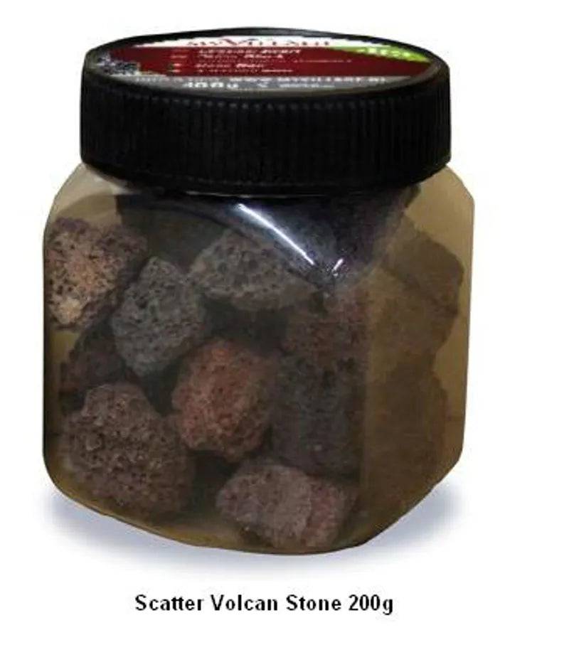 Scatter Volcanic Stone Brown 200g Jar My Village Decorative Material