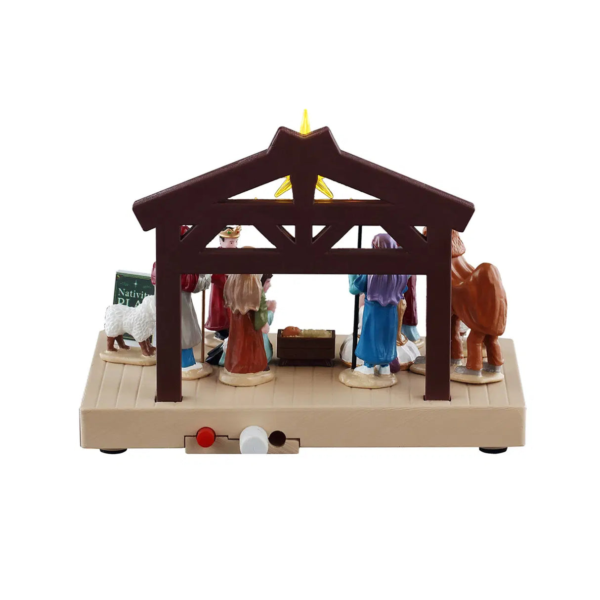 Nativity Play, B/O (4.5V) Lemax Christmas Village Table Accent Lemax