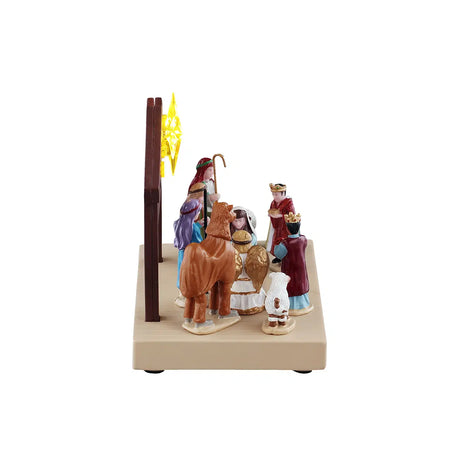 Nativity Play, B/O (4.5V) Lemax Christmas Village Table Accent Lemax
