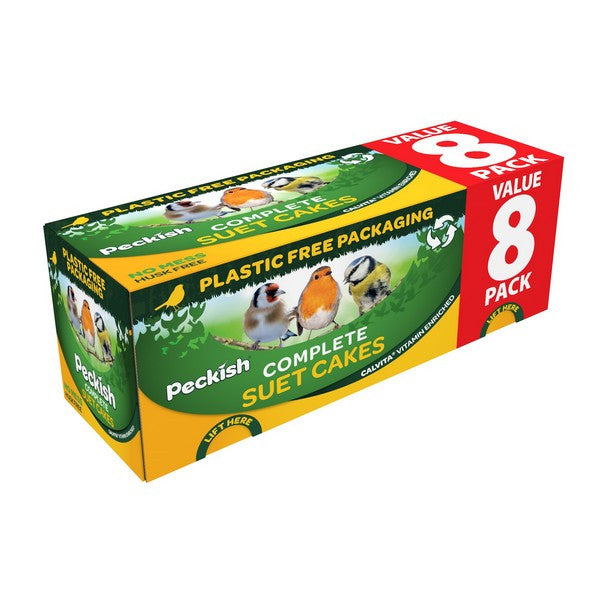 Peckish Complete Suet Cakes 8 x 300g High Energy Wild Bird Food