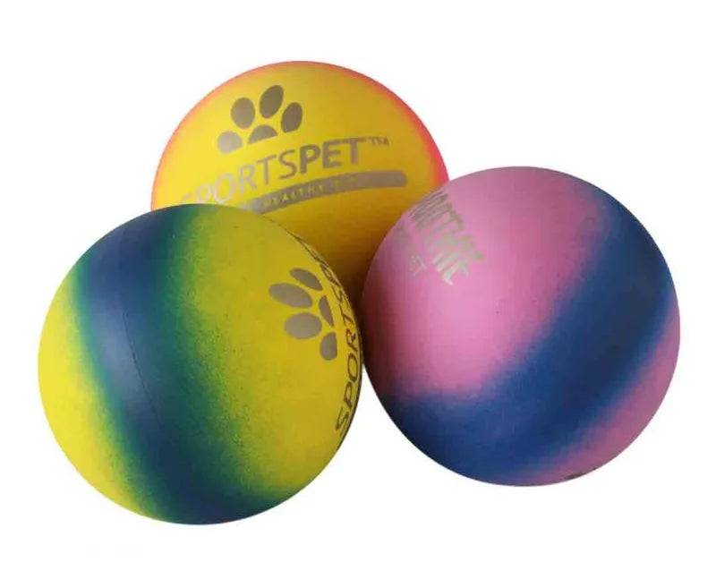 Sportspet High Bounce Rubber Smoothie Balls 3 in a Pack 60mm