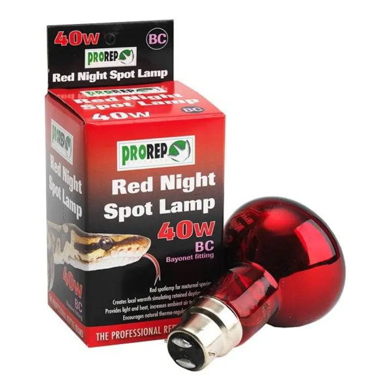 PR Red Night Spotlamp 40W BC