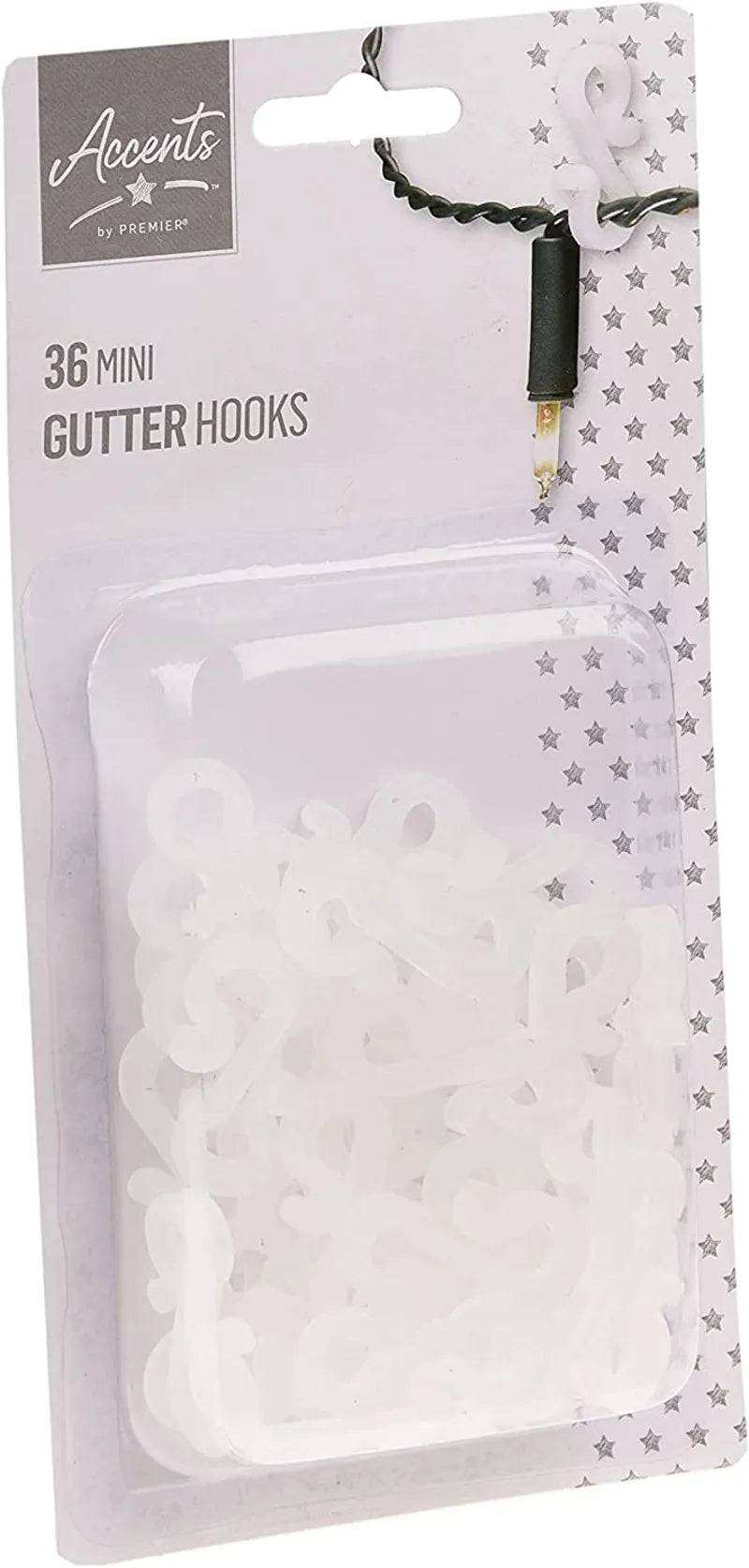 36pc Mini Gutter Hooks Premier Decorations
