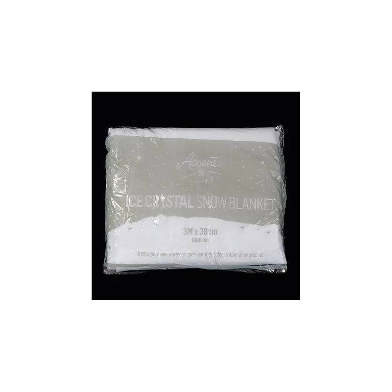 38cm x 3m Ice Crystal Snow Cover Blanket by Premier