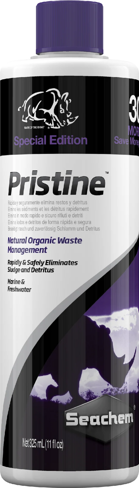 SEACHEM PRISTINE 325ML BONUS BOTTLE ALF Ltd