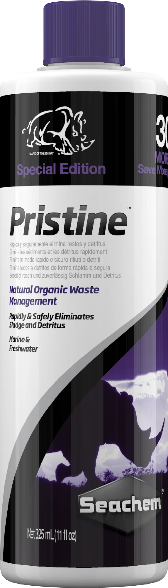 SEACHEM PRISTINE 325ML BONUS BOTTLE ALF Ltd