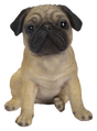 Pug Real Life Resin Ornament by Vivid Arts Vivid Arts