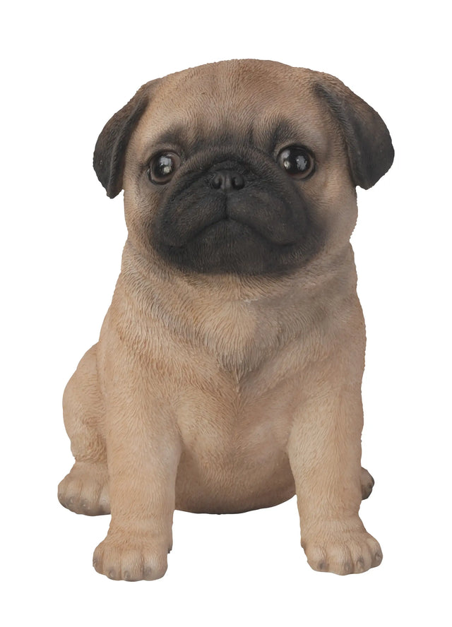 Pug Puppy Pet Pal Resin Ornament by Vivid Arts Vivid Arts