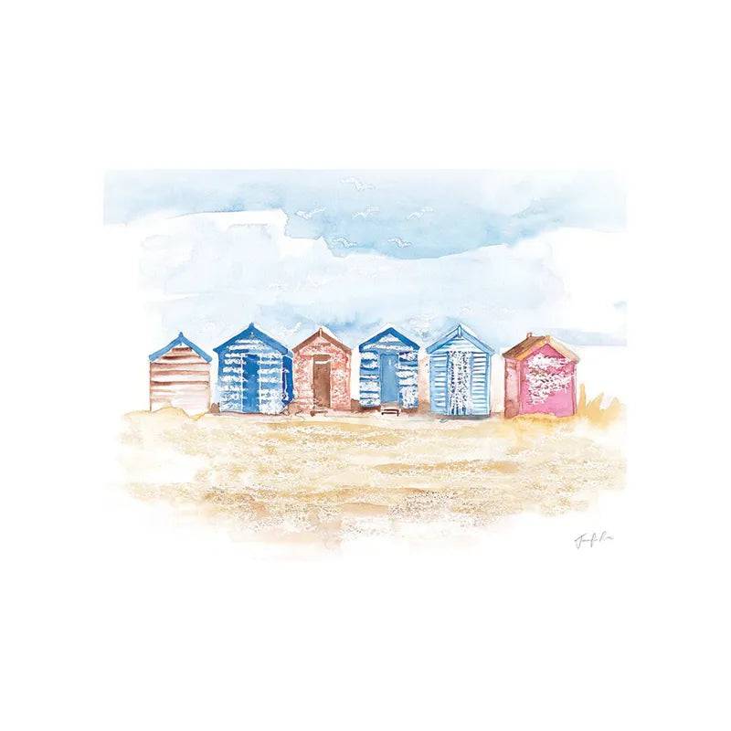 Canvas Jennifer Rose (Beach Huts) 30X40