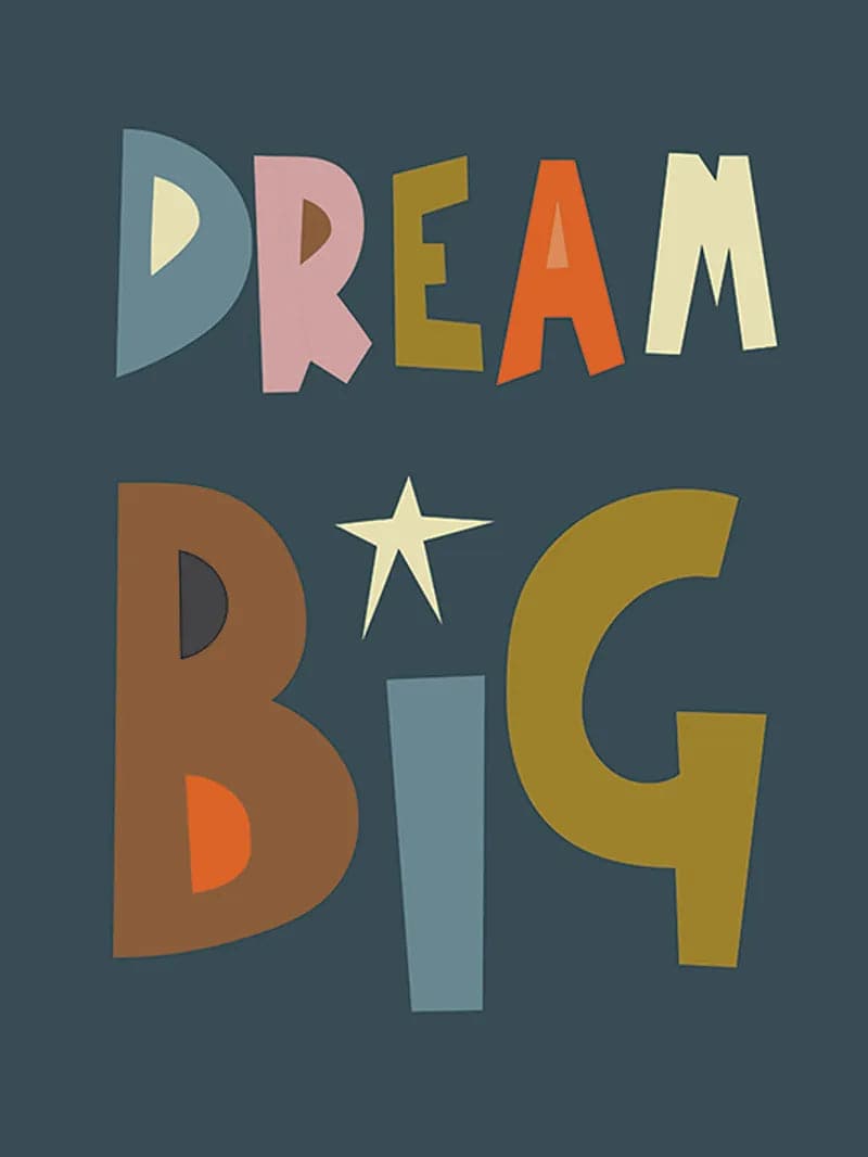 Canvas Nicola Evans Dream Big 30X40cm