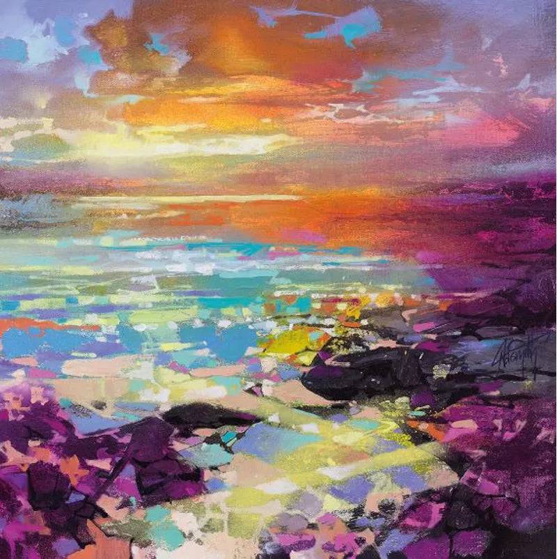 Canvas Scott Naismith (Fractal Coast) 40 X 40
