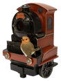 Red Robin Express Train Birdhouse by Vivid Arts Vivid Arts