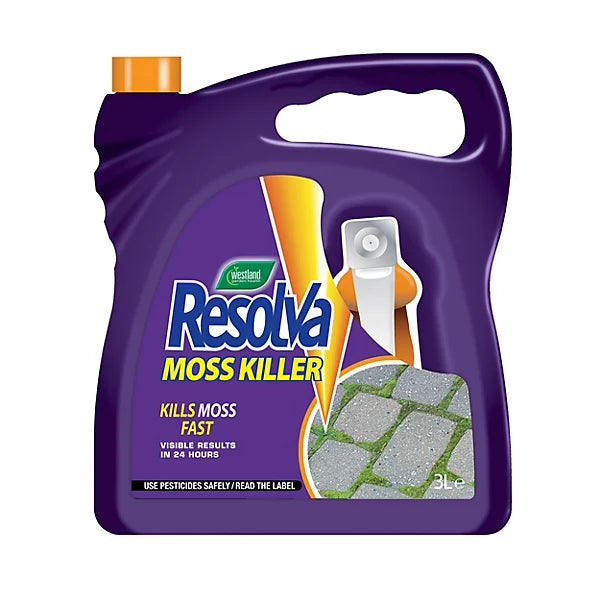 Resolva Ready To Use Moss Killer 3 Litre Westland Horitculture