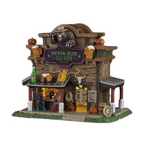 SILVER SLUG SALOON Lemax Spooky Town