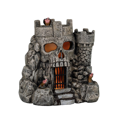 SKULL CASTLE, AC ADAPTABLE Lemax Spooky Town