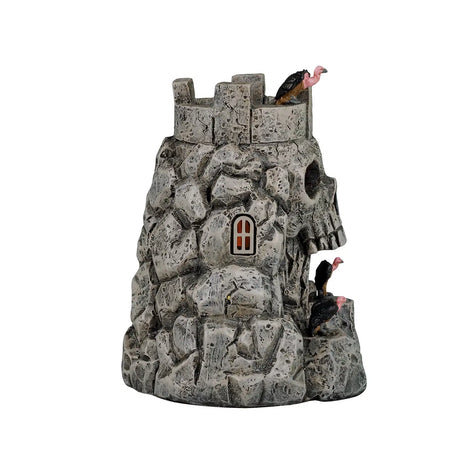 SKULL CASTLE, AC ADAPTABLE Lemax Spooky Town