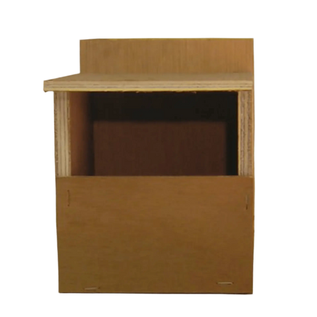 Open Front Finch Nest Box Sky Pets