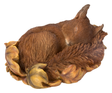 Sleeping Baby Red Squirrel Ornament by Vivid Arts Vivid Arts