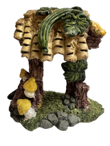 Mini Doorway with Mushrooms Aquarium Decoration