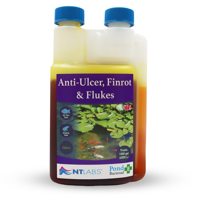 NT Labs Pond Bacterad Ulcers Finrot & Flukes 1L
