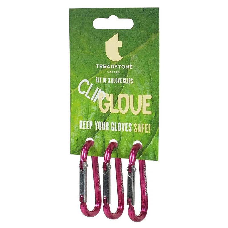 Glove Clips 3pl Pink