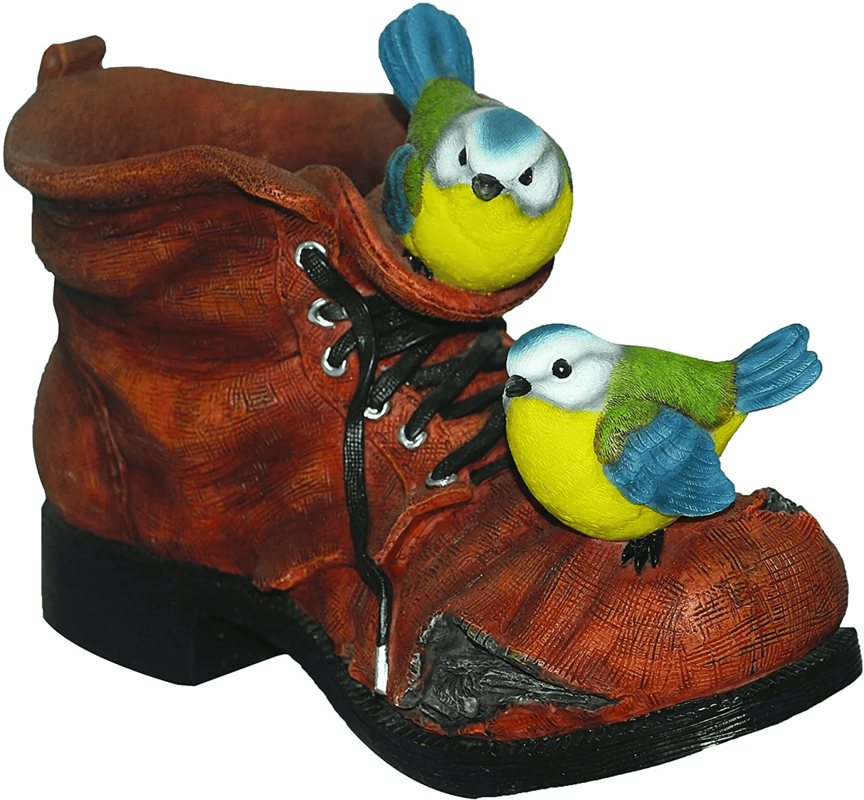 Blue Tit Boot Planter by Vivid Arts