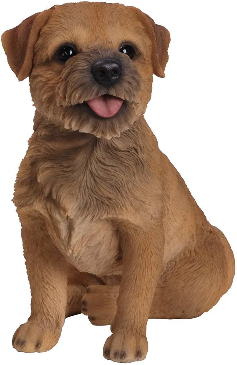 Border Terrier Real Life Resin Ornament by Vivid Arts