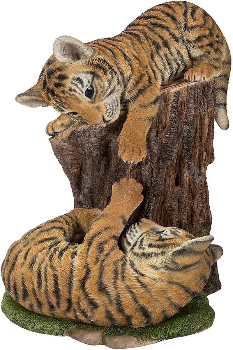 Playful Tiger Cubs Ornament Size B by Vivid Arts