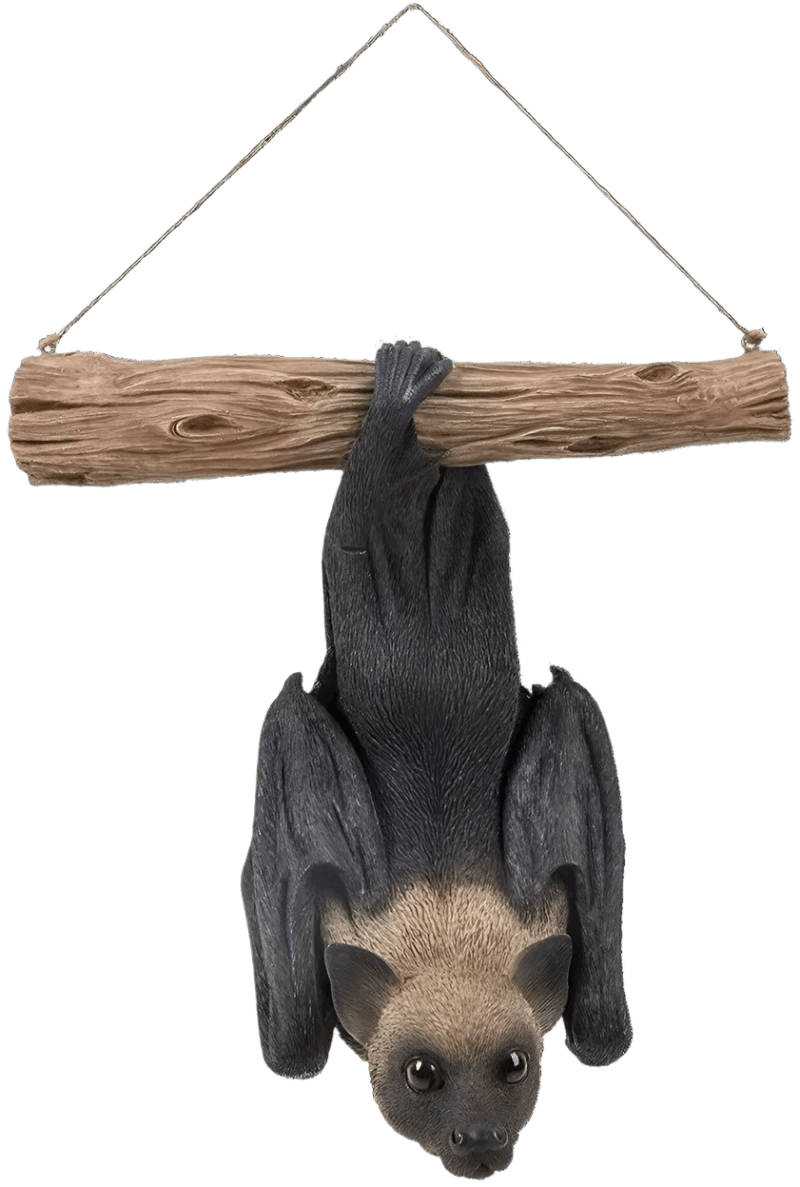Flying Fruit Bat Real Life Resin Ornament by Vivid Arts Vivid Arts