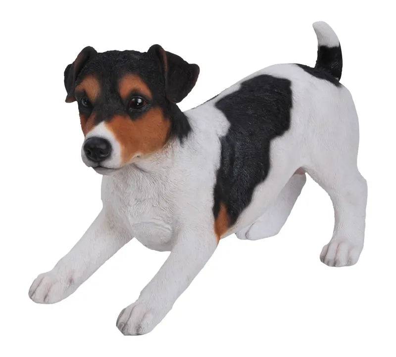 Real Life Jack Russell Tri Colour Resin Ornament by Vivid Arts