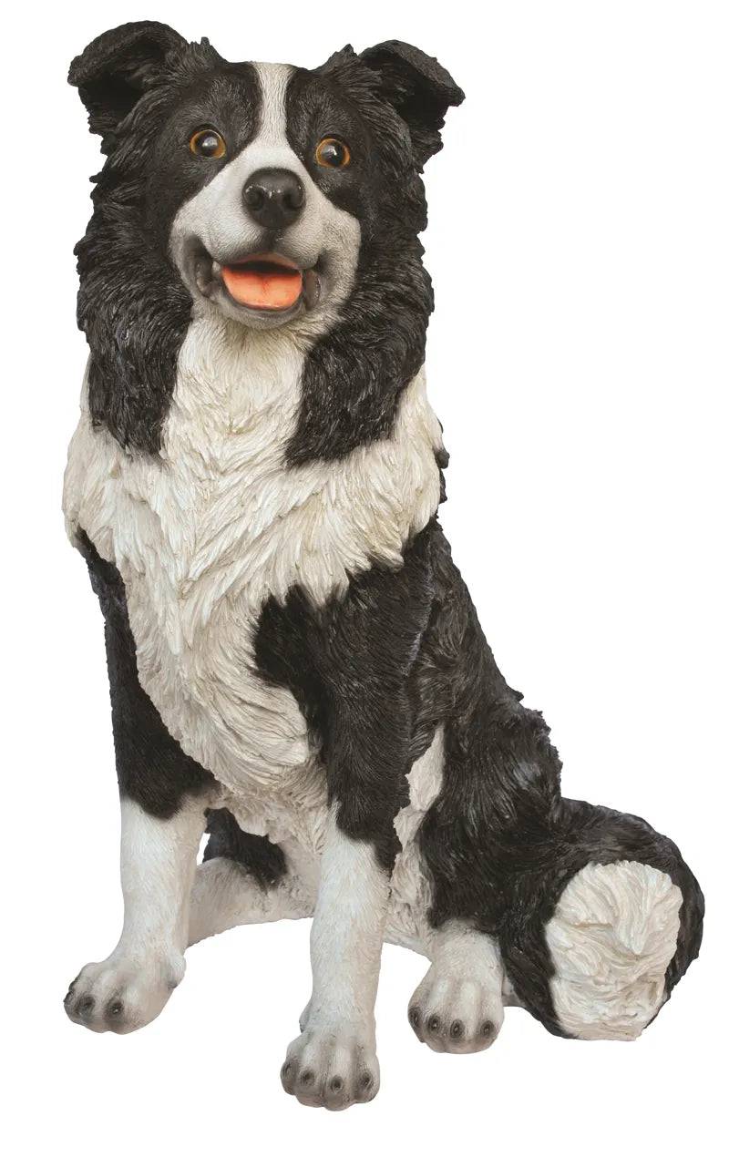 Real Life Sitting Sheepdog Ornament Size F by Vivid Arts