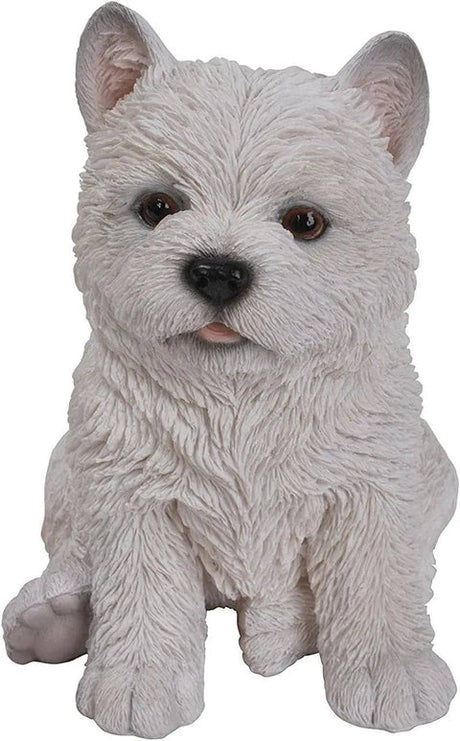 Sitting West Highland Terrier Real Life Resin Ornament Vivid Arts Vivid Arts
