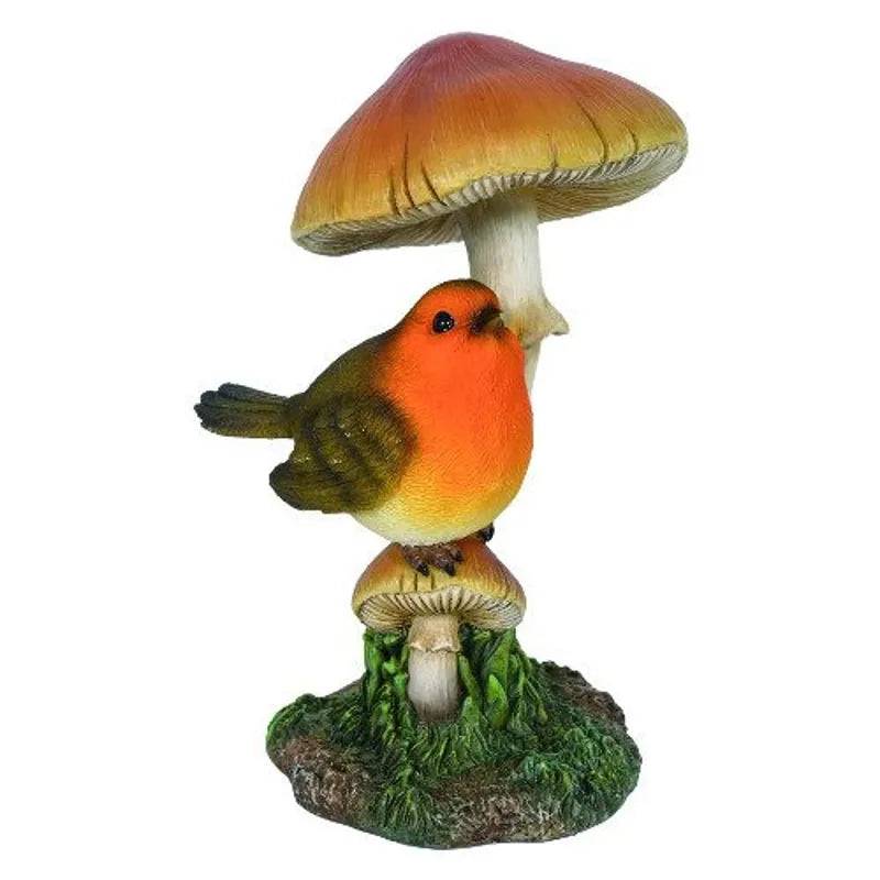 Robin on Toadstool